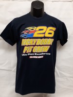 T Line Ricky Bobby Pit Crew T-Shirt S Navy