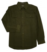 Outrageous Sports Cotton Chamois Button-Down M Loden