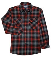 Outrageous Sports Outback Brawny Flannel MD Black/Red