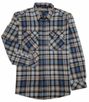 Outrageous Sports Outback Brawny Flannel MD Blue/Grey