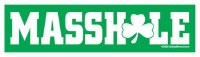 Sullys Masshole Shamrock Bumper Sticker N/A N/A