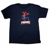 Woods & Sea SpiderMoose New Hampshire Youth S/S Tee 2T Navy