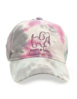 Puppie Love Tie Dye Baseball Hat One Size Cotton Candy