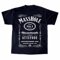 Sullys Masshole "Jack Daniels" T-Shirt Small Black