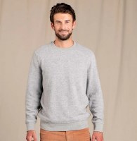 Toad & Co  Kennicott Crew SM Heather Grey