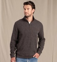 Toad & Co  Breithorn 1/4 Zip Sweater MD Barnwood