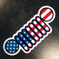 Jeep Flag Grille Sticker