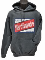 Brew City Red Stripe Logo White Mountains Hoodie S Dark Heather