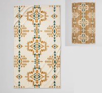 Pendleton Oversized Jaquard Spa Towel Beach Towel Rock Point Ivory