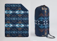 Pendleton Recycled Poly Packable Throw Throw Pilot Rock Navy