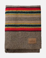 Pendleton Yakima Camp Wool Twin Blanket 66"x84" Mineral Umber