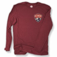 Additional picture of Duck Co. Alpine Crest New Hampshire Long Sleeve Tee XS Heather Maroon