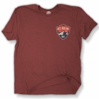 Additional picture of Duck Co. Alpine Crest New Hampshire S/S Tee Small Heather Burgandy