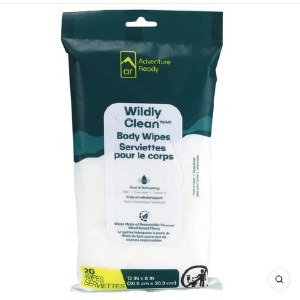 Adventure Ready Brands Shower Fresh Wipes 20 Count