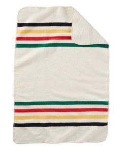 Pendleton Knit Cotton Baby Blanket 30x40 Glacier