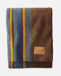 Pendleton Yakima Camp Wool Throw Blanket 54&quot;x66&quot; High Ridge