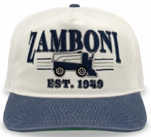 Celly Hockey Zamboni Snapback  Cream/Washed Navy