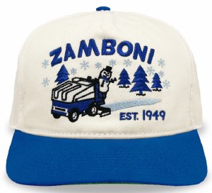 Celly Hockey Zamboni Snapback  Cream