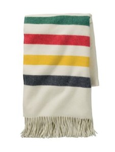 Pendleton 5th Avenue Plaid Merino Throw 54&quot;x72&quot; Glacier