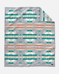 Pendleton Chief Joseph Blanket 64&quot;x80&quot; Grey