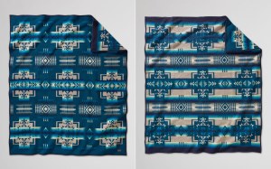 Pendleton Chief Joseph Jacquard Blanket Robe Twin Aegean