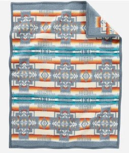 Pendleton Chief Joseph Children's Blanket 32x44 Slate