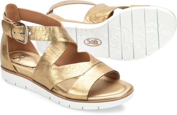 sofft gold shoes