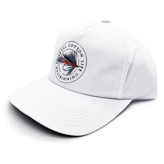 Coastal Cotton White Fly Nylon Hat