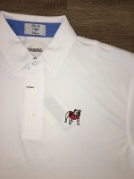 Fins & Feathers UGA Solid Gameday Polo Fins & Feathers UGA Solid Gameday Polo