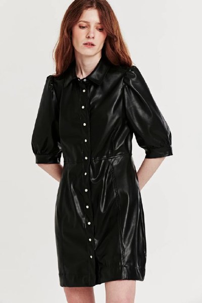 Dear John Ophelia Leather Dress