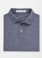 Peter Millar Feather Light Melange Navy Knitshirt