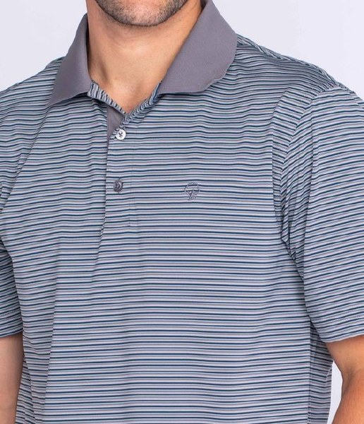 Rutledge Stripe Polo SS