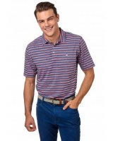 Southern Tide Heathered Channel Marker Stripe Polo