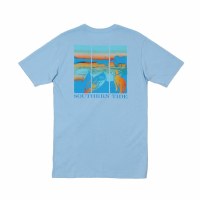 Southern Tide On The Water Tee Blue