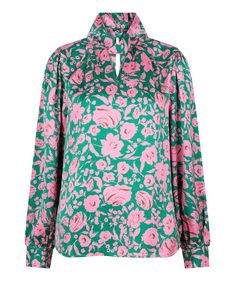 Blouse Knot Shimmer Rose