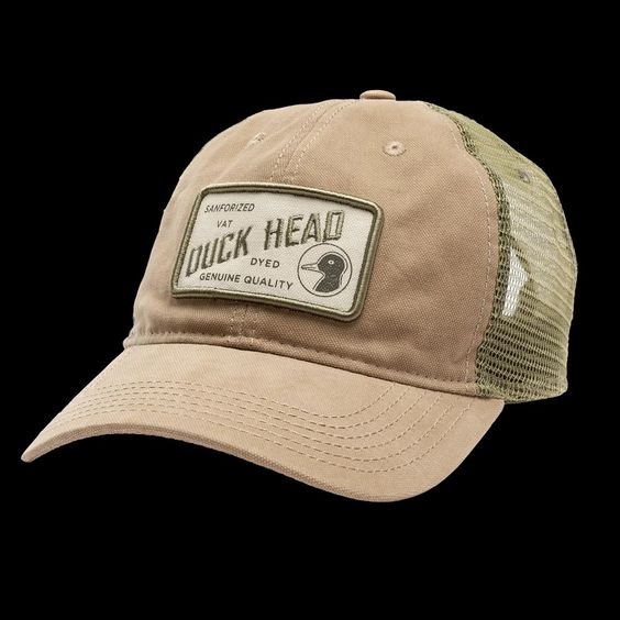 Duck Head Sanforized Trucker Hat - Khaki