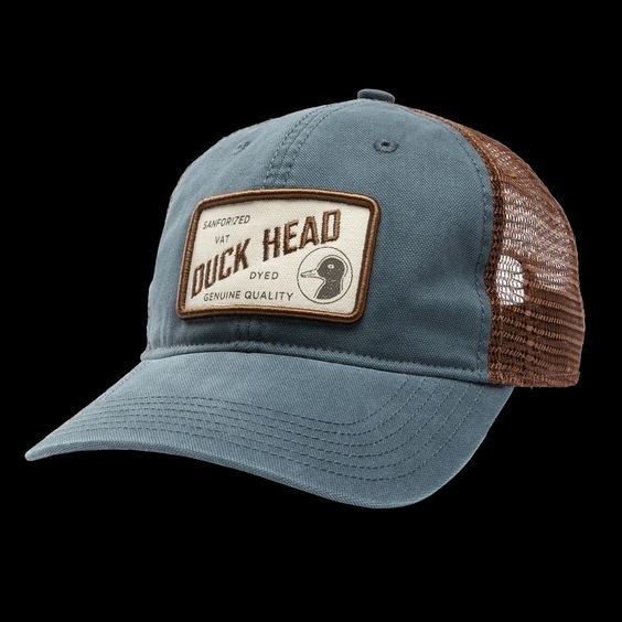 Duck Head Sanforized Trucker Hat - Stormy Blue