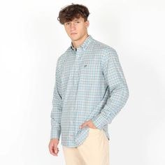 Southern Point Hadley Stretch Duck Plaid Sportshirt Southern Point Hadley Stretch Duck Plaid Sportshirt