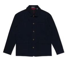 Fins & Feathers Navy Knitted Jacket