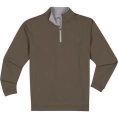 GenTeal Olive Performance Quarter Zip Pullover