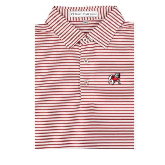 UGA Red & White Honeysuckle Stripe UGA Red & White Honeysuckle Stripe