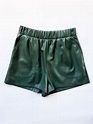 Steve Madden FauxRecord Hunter Green Shorts Steve Madden FauxRecord Hunter Green Shorts