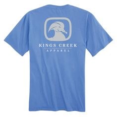 Kings Creek Logo Tee Blue