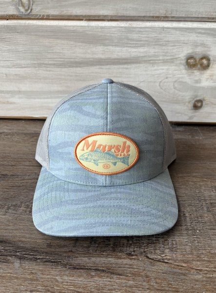 Marshwear Red Dot Trucker Lily Pad Camo