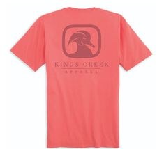 Kings Creek Logo Tshirt Coral