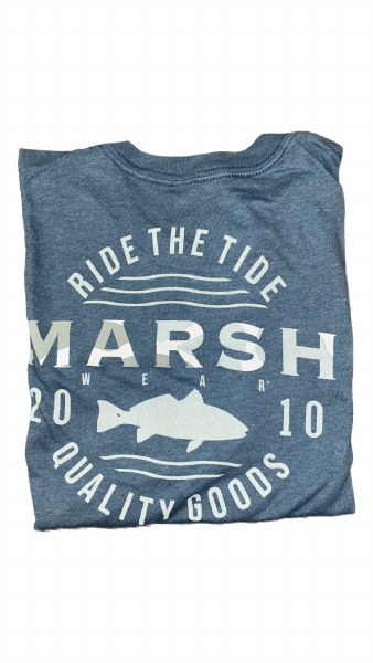 Marshwear Low Country Tee Indigo Heather