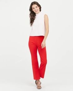 Spanx On- the go kick flare red