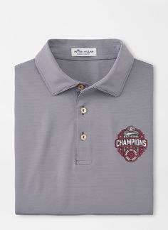 Peter Millar UGA Champions Knitshirt in Grey