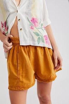 FP Get Free Poplin Short Spiced Pecan FP Get Free Poplin Short Spiced Pecan