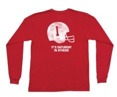 It's Saturday in Athens Long Sleeve Pocket Tee It's Saturday in Athens Long Sleeve Pocket Tee